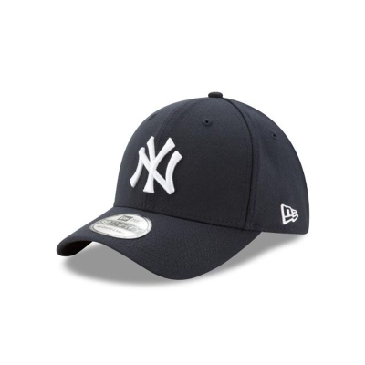 Blue New York Yankees Hat - New Era MLB Team Classic 39THIRTY Stretch Fit Caps USA7961582